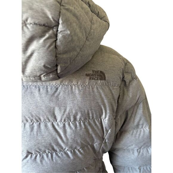 The North Face Women’s Gotham Puffer Jacket size M Gray Hooded Down - Picture 10 of 12